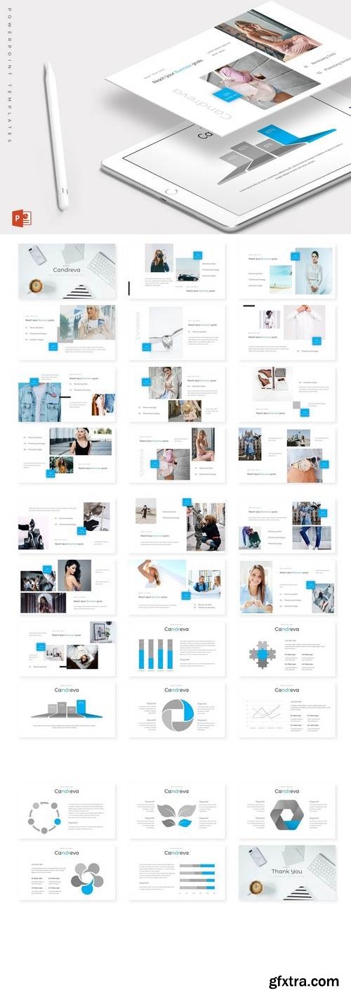 Candreva - Powerpoint, Keynote, Google Sliders Templates