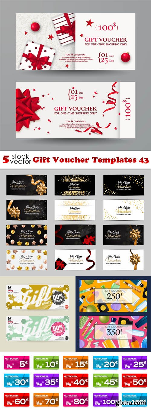 Vectors - Gift Voucher Templates 43