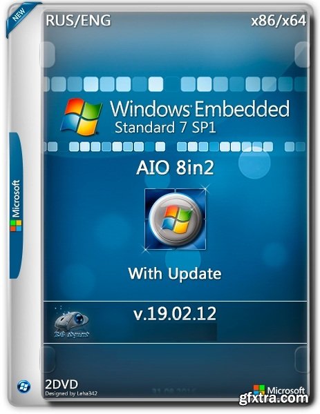 Windows Embedded Standard 7 SP1 7601.24356 AIO 8in2 (x64) February 12, 2019