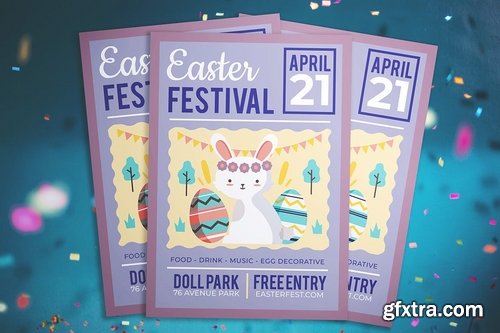 Easter Kids Festival Flyer