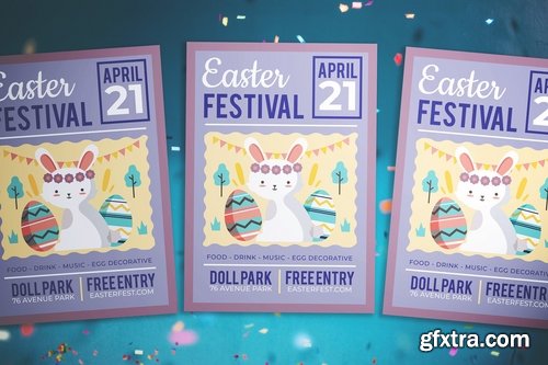 Easter Kids Festival Flyer