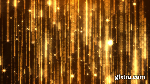 VideoHive Golden Particles 23309907