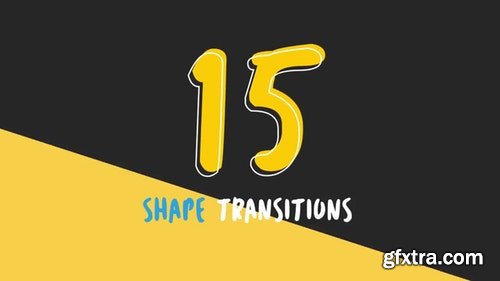 MotionArray 15 Shape Transitions Pack 149700