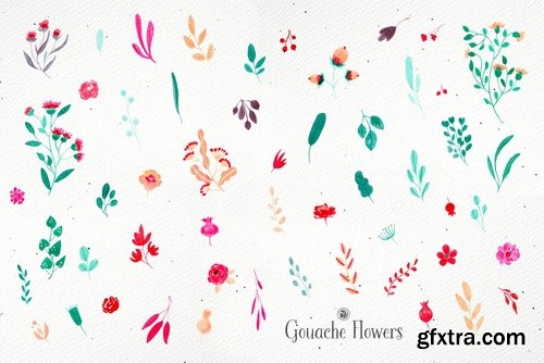 Gouache Flowers