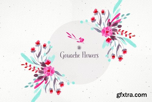 Gouache Flowers