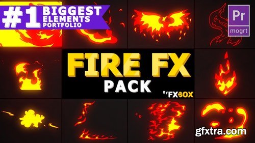 MotionArray 2D FX Fire Elements 180319