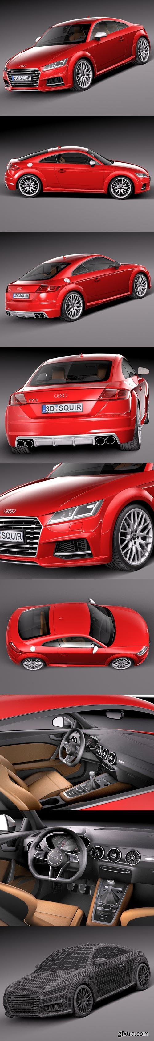 Audi TTS Coupe 2015 – 3D Model