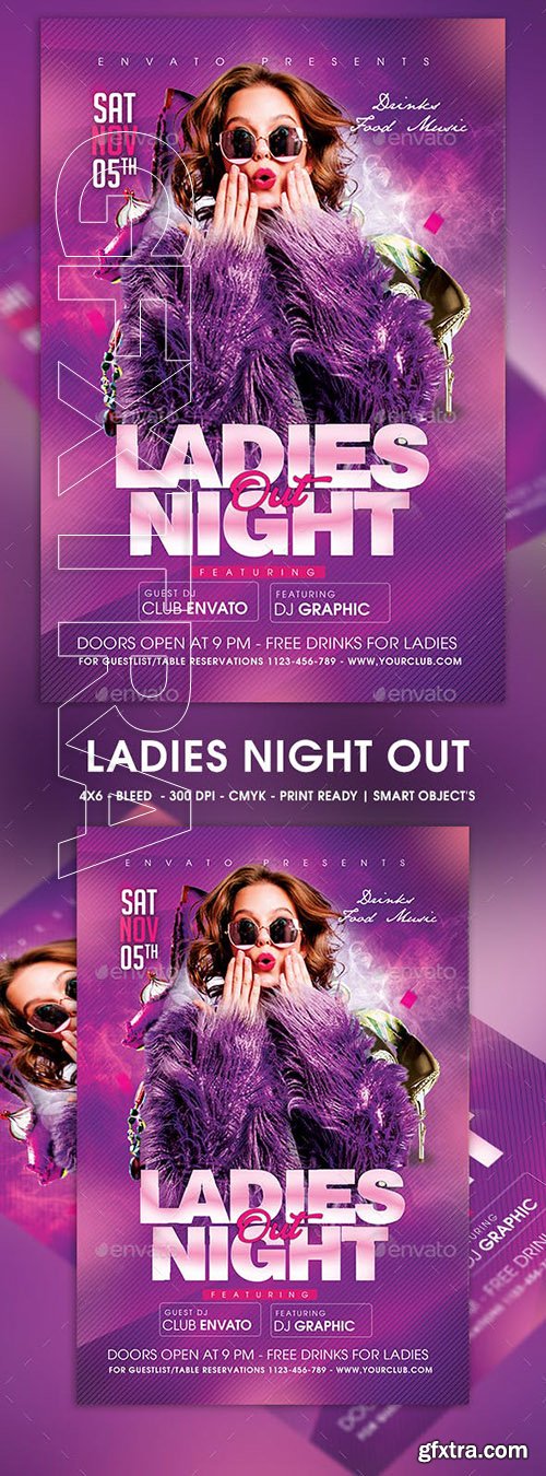 GraphicRiver - Ladies Night Out Flyer 23165575