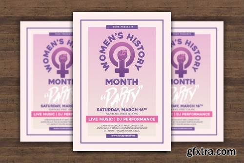 Women\'s History Month Flyer