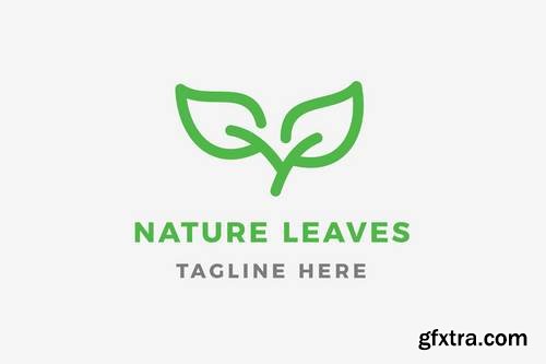 Nature Leaves Logo Template