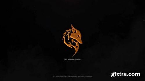 MotionArray Fire Logo Cinematic 179379