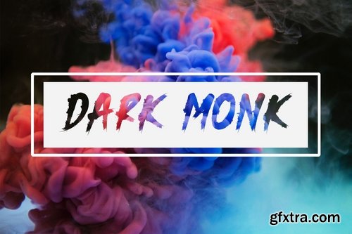 CM - Dark Monk - Brush Font 3475307