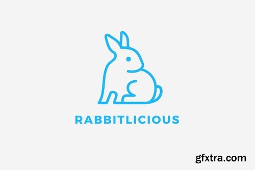 Rabbit Logo Template