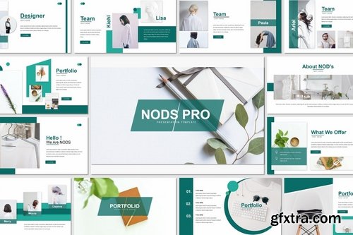 Nod\'s - Powerpoint Keynote and Google Slides Templates