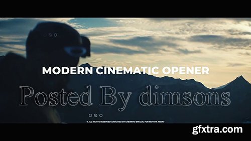 Modern Cinematic Opener 147908