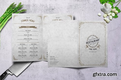 Vintage Bifold Menu Bundle