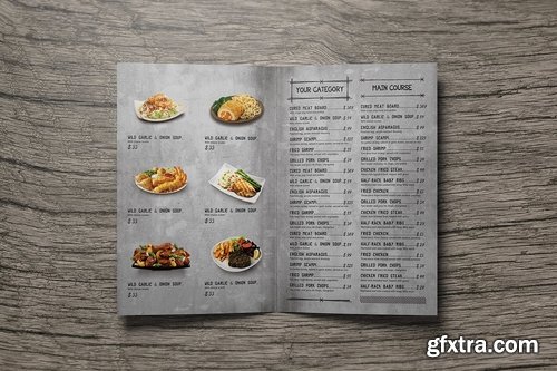 Vintage Bifold Menu Bundle vol.2