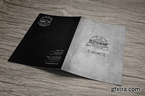 Vintage Bifold Menu Bundle vol.2