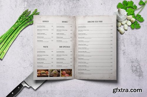 Vintage Bifold Menu Bundle vol.2