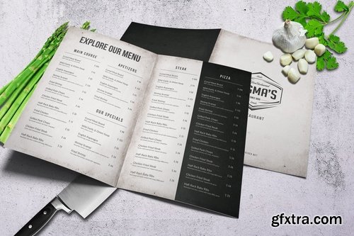 Vintage Bifold Menu Bundle vol.2