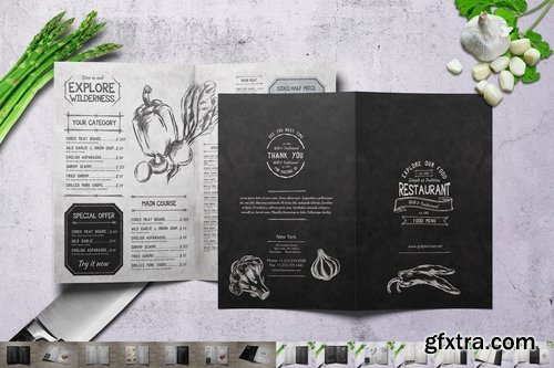 Vintage Bifold Menu Bundle vol.2