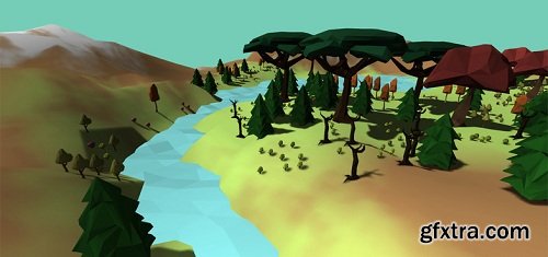 Lowpoly Trees and Bushes