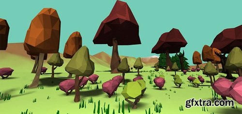 Lowpoly Trees and Bushes