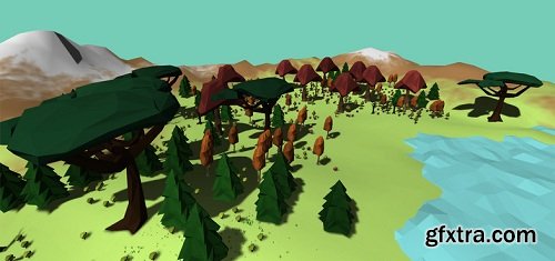 Lowpoly Trees and Bushes