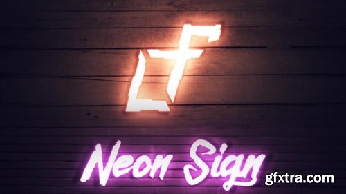 MotionArray Neon Sign Intro 48638