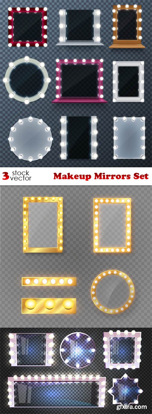 Vectors - Makeup Mirrors Set