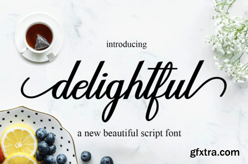 Delightful Script Font