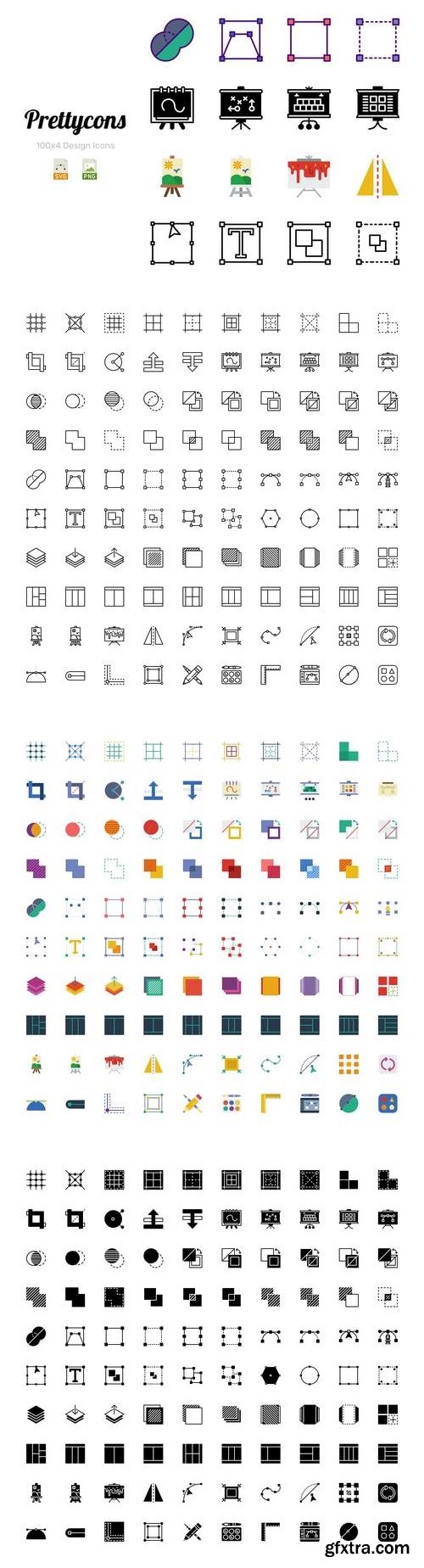 Prettycons - 400 Design Icons Vol.1