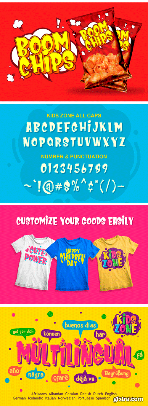 Kids Zone Font