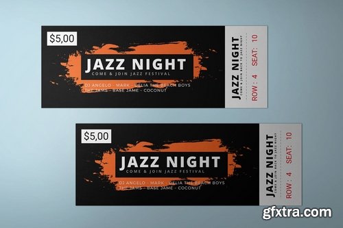 Music Event Ticket Template