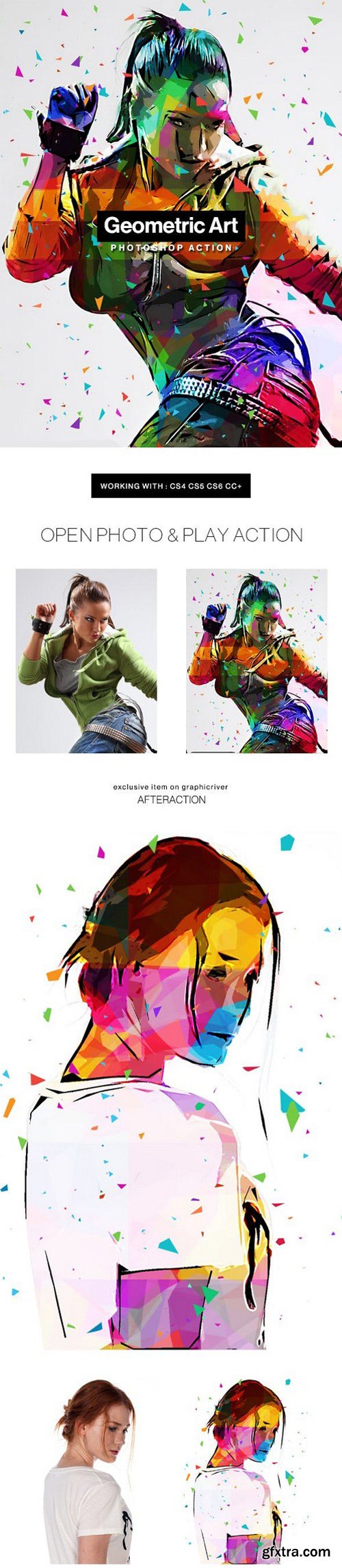 Graphicriver - Geometric Art Photoshop Action 20543613