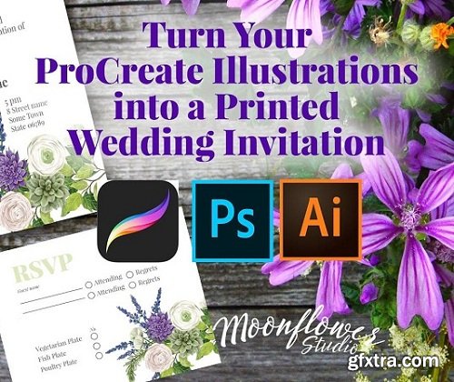 Turn Your Procreate Illustrations Into a Printed Invitation and RSVP Card