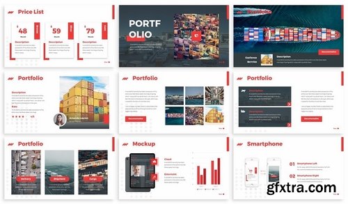 iWarehouse - Logistics Powerpoint Template