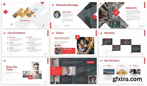 iWarehouse - Logistics Powerpoint Template