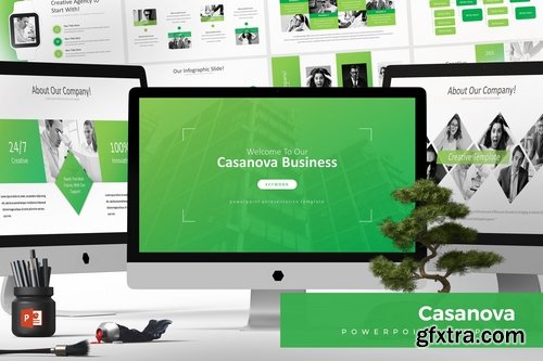 Casanova - Powerpoint Keynote and Google Slides Templates