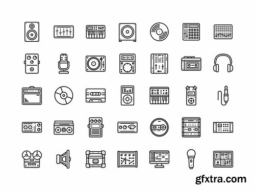 Recording Studio - Icons Pack