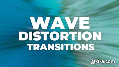 MotionArray Wave Distortion Transitions 181499