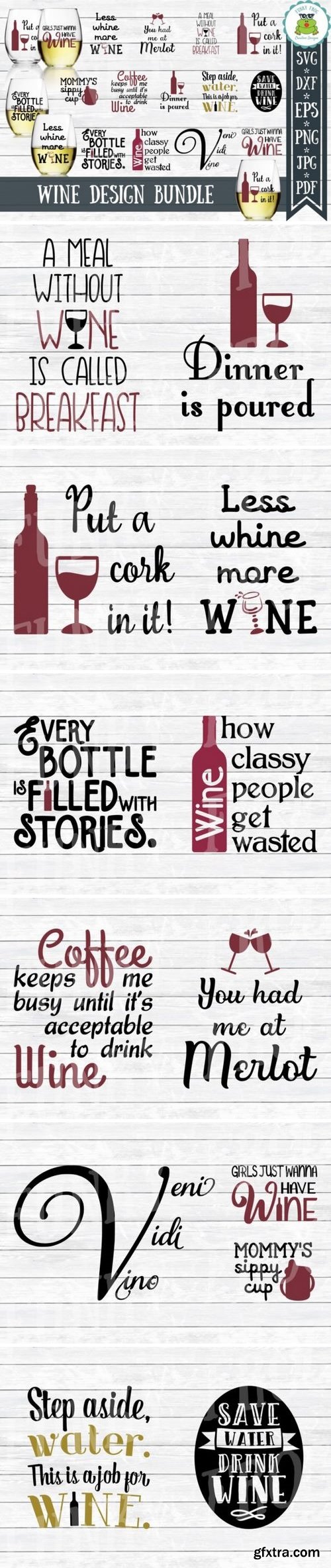 Wine Quotes Bundle