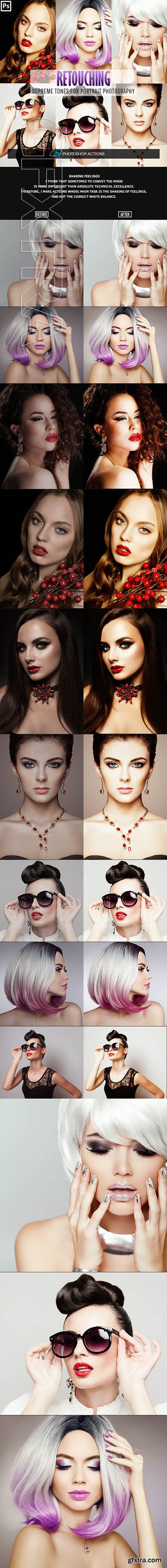 GraphicRiver - Retouching One Click Photoshop Action 23152811