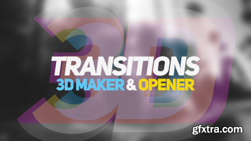 VideoHive 3D Transitions 3D Maker & Opener 22833775