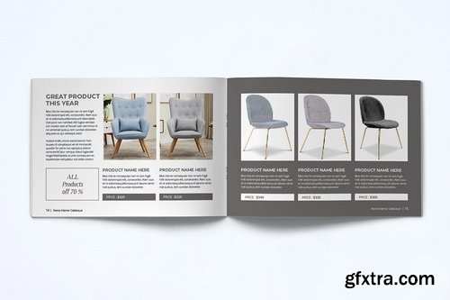 A5 Modern Catalogue Template