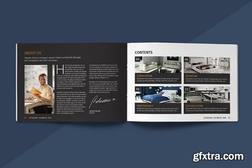 A5 Interior Catalogue Template