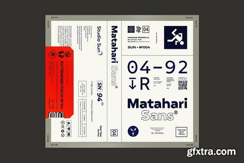 Matahari Sans Font Family