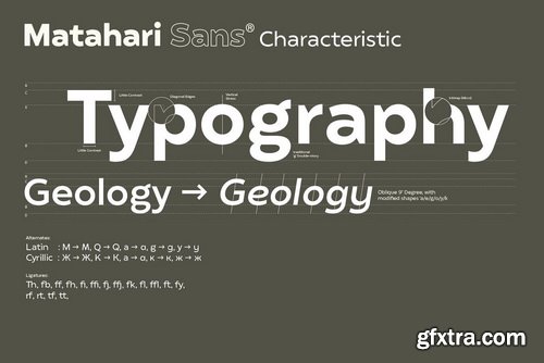 Matahari Sans Font Family