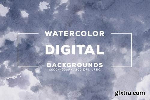 30 Digital Watercolor Backgrounds