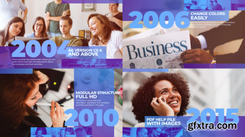 VideoHive Corporate History Timeline 23321049